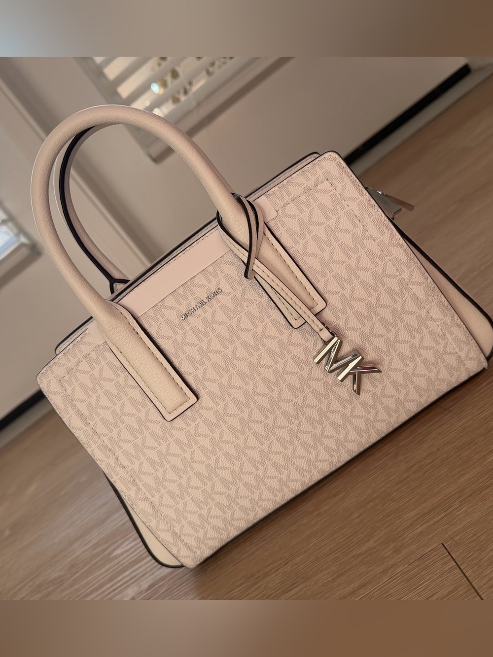 Michael Kors Laila Small Satchel with MK Charm - Picture 7 of 7